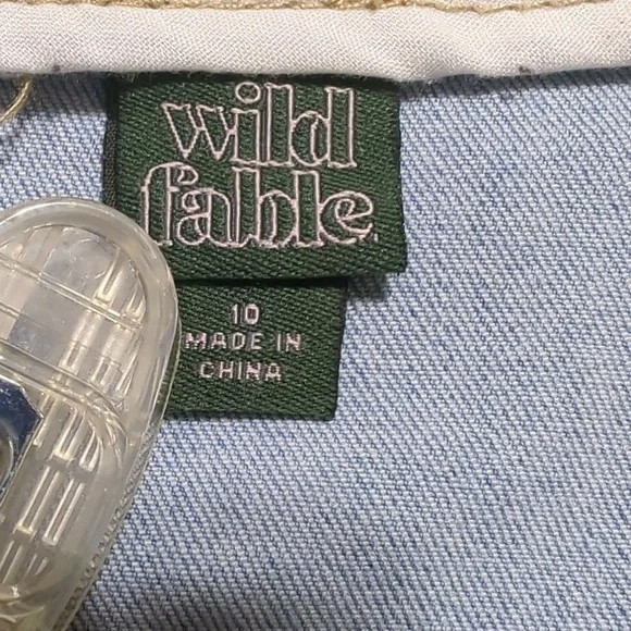 Wild Fable Light Rinse Denim Mini Skirt - Picture 3 of 4